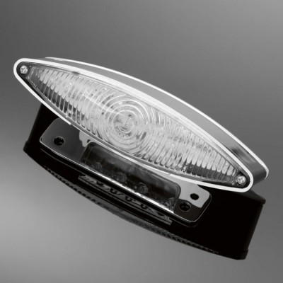 Highway Hawk H68-0602 Koncové světlo Tech Glide s držákem SPZ LED chrom